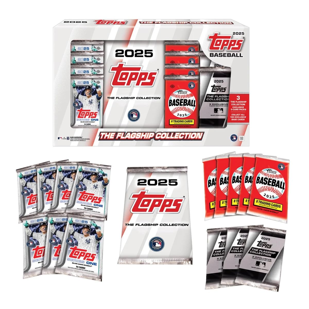 その他 Topps The Flagship Collection 2025 2025 Topps Baseball - The Flagship Collection - 15 Booster Packs